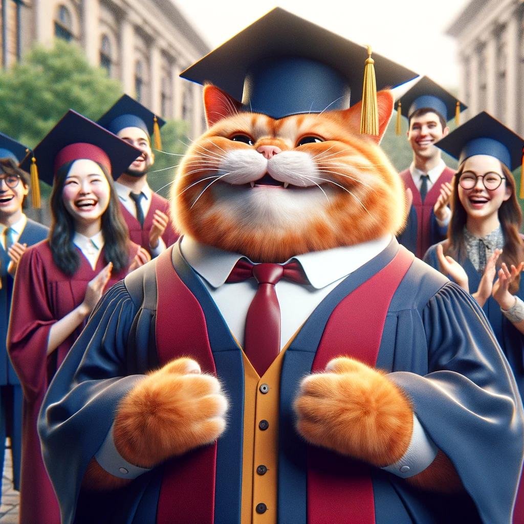 Image related to And setting a photo of Little Orange as wallpaper successfully got into graduate school