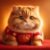 Little Orange is a lucky cat, born with good luck
