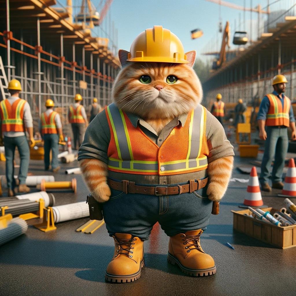 Image related to Little Orange is working on a construction site